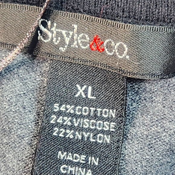 Style & Co. Sequin and Color Block Sweater - Picture 8 of 8